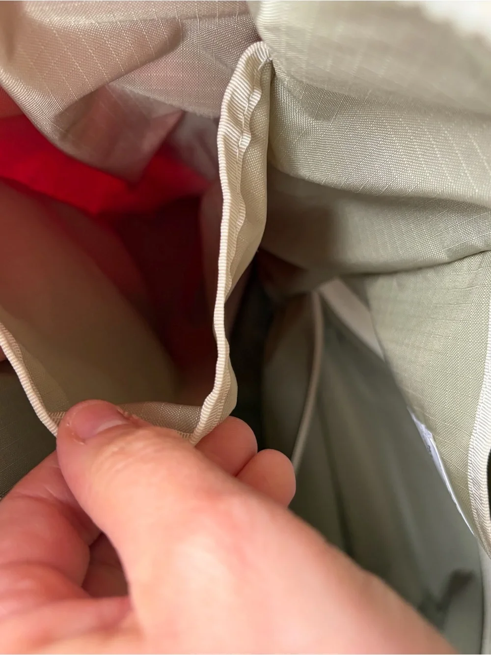 Walker Goods Valley Tote- Canvas Tote with Cream Straps - Picture 9 of 9